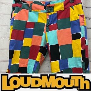 Loud Mouth Golf Shorts Size 10